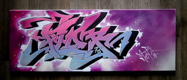 Graffiti Sketch - Photo by flor76 - flor76, canvas (2013)