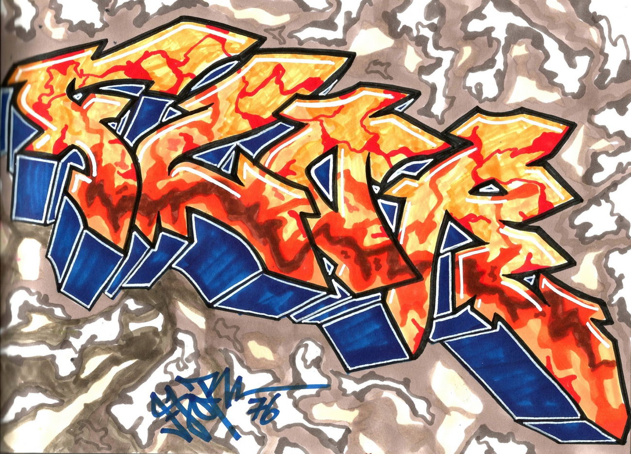 Graffiti Sketch - Photo by flor76 - flor76 (2015)