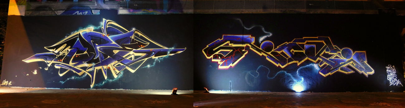 Graffiti Wall - Photo by flowtech1 - göreone, sicki (2019)