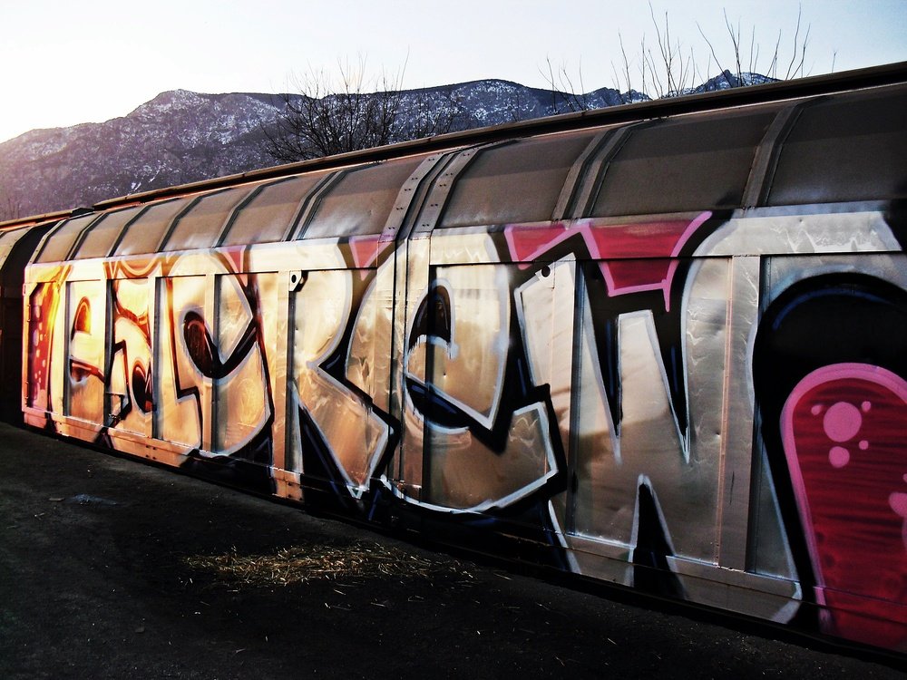 Graffiti Train in Izmir - Photo by flush35 - eacrew (2012)