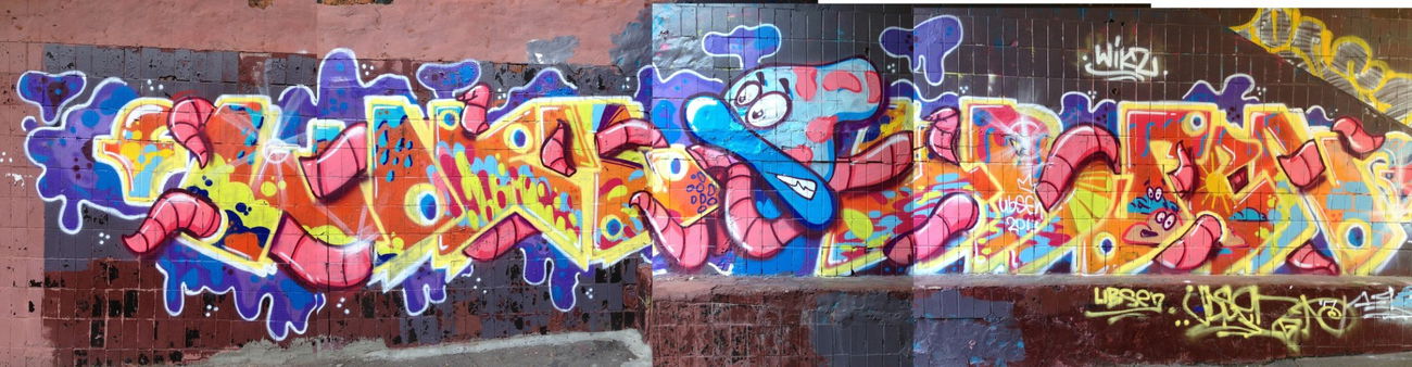 Graffiti Wall in Moscow - Photo by fokse