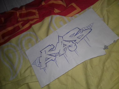 Graffiti Sketch in Deutschland - Photo by fonsie1312