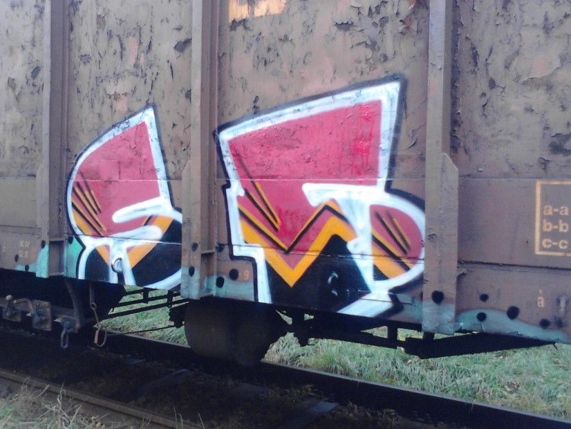 Graffiti Train - Photo by fotograff - sf