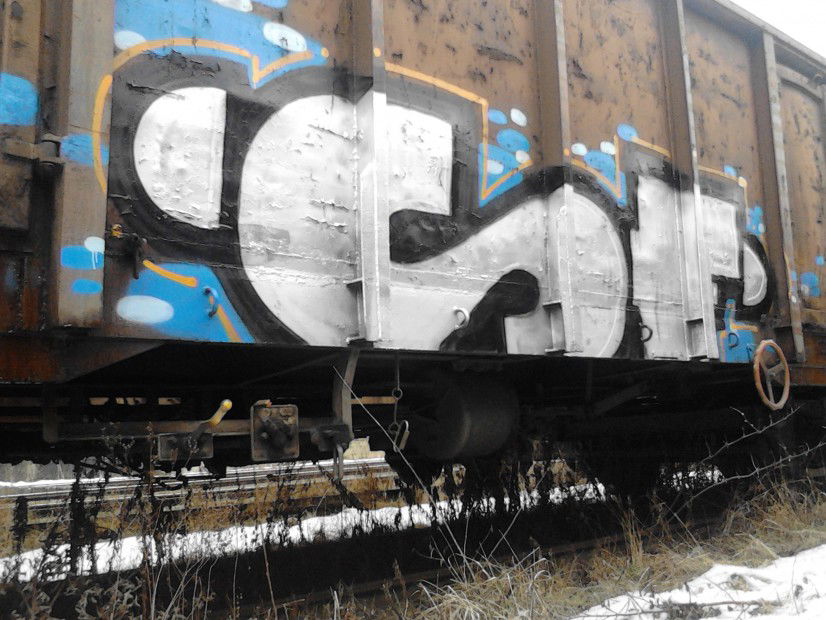 Graffiti Train - Photo by fotograff - sf
