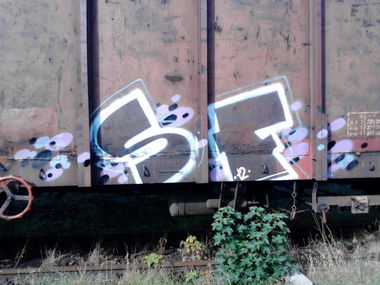 Graffiti Train - Photo by fotograff - sf