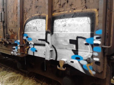 Graffiti Train - Photo by fotograff - sf