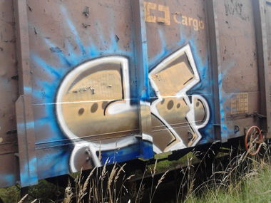 Graffiti Train - Photo by fotograff - sf