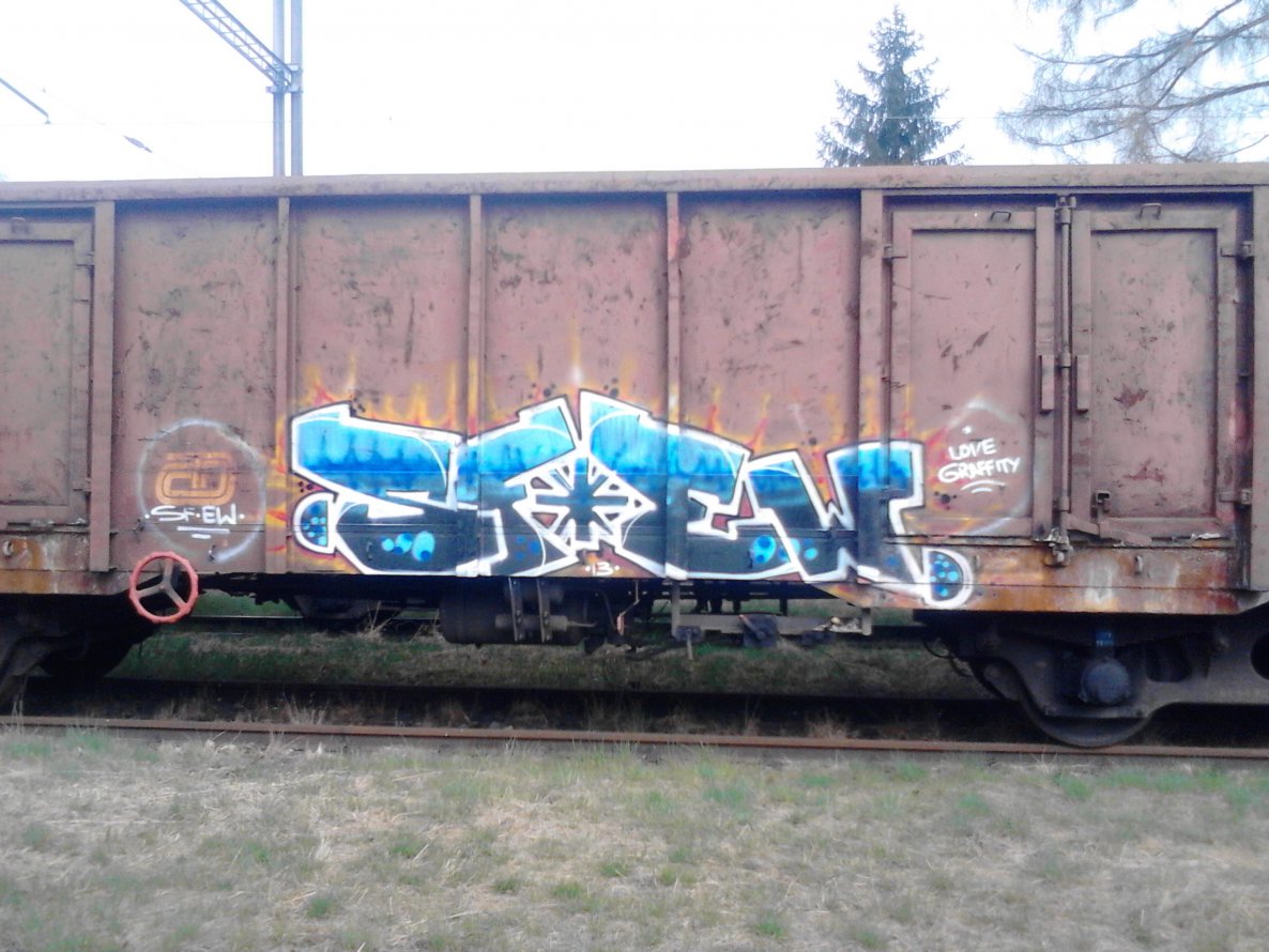 Graffiti Train - Photo by fotograff - sf, ew (2013)