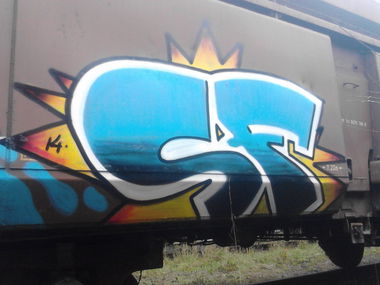 Graffiti Train - Photo by fotograff - sf