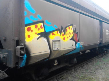 Graffiti Train - Photo by fotograff - ew