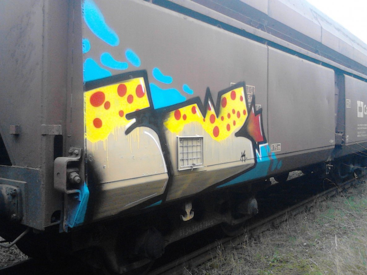 Graffiti Train - Photo by fotograff - ew