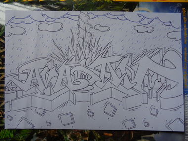 Graffiti Sketch - Photo by fourtyseven - avadan, sketch (2016)