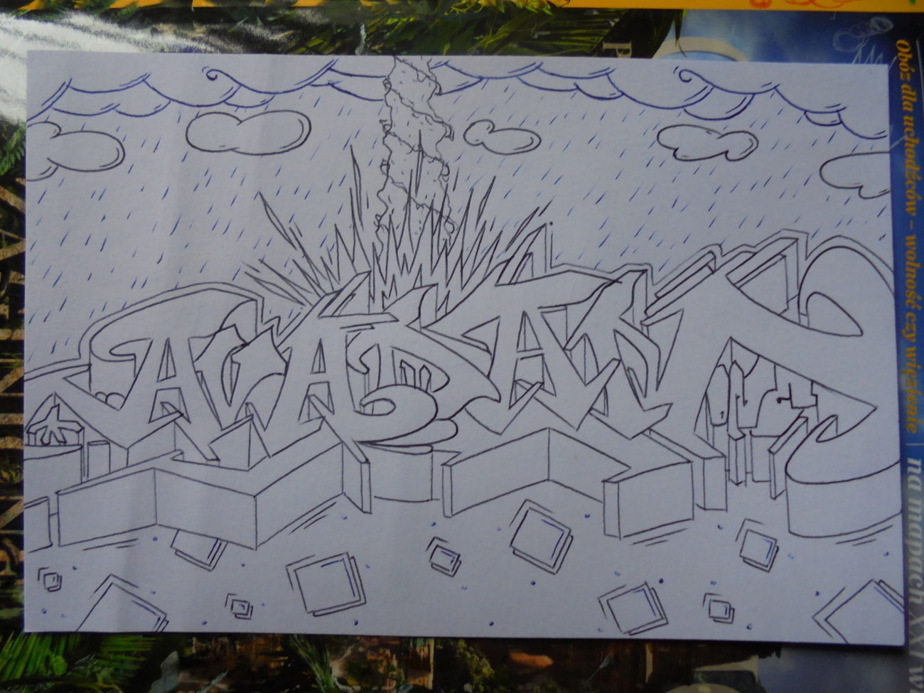 Graffiti Sketch - Photo by fourtyseven - avadan, sketch (2016)