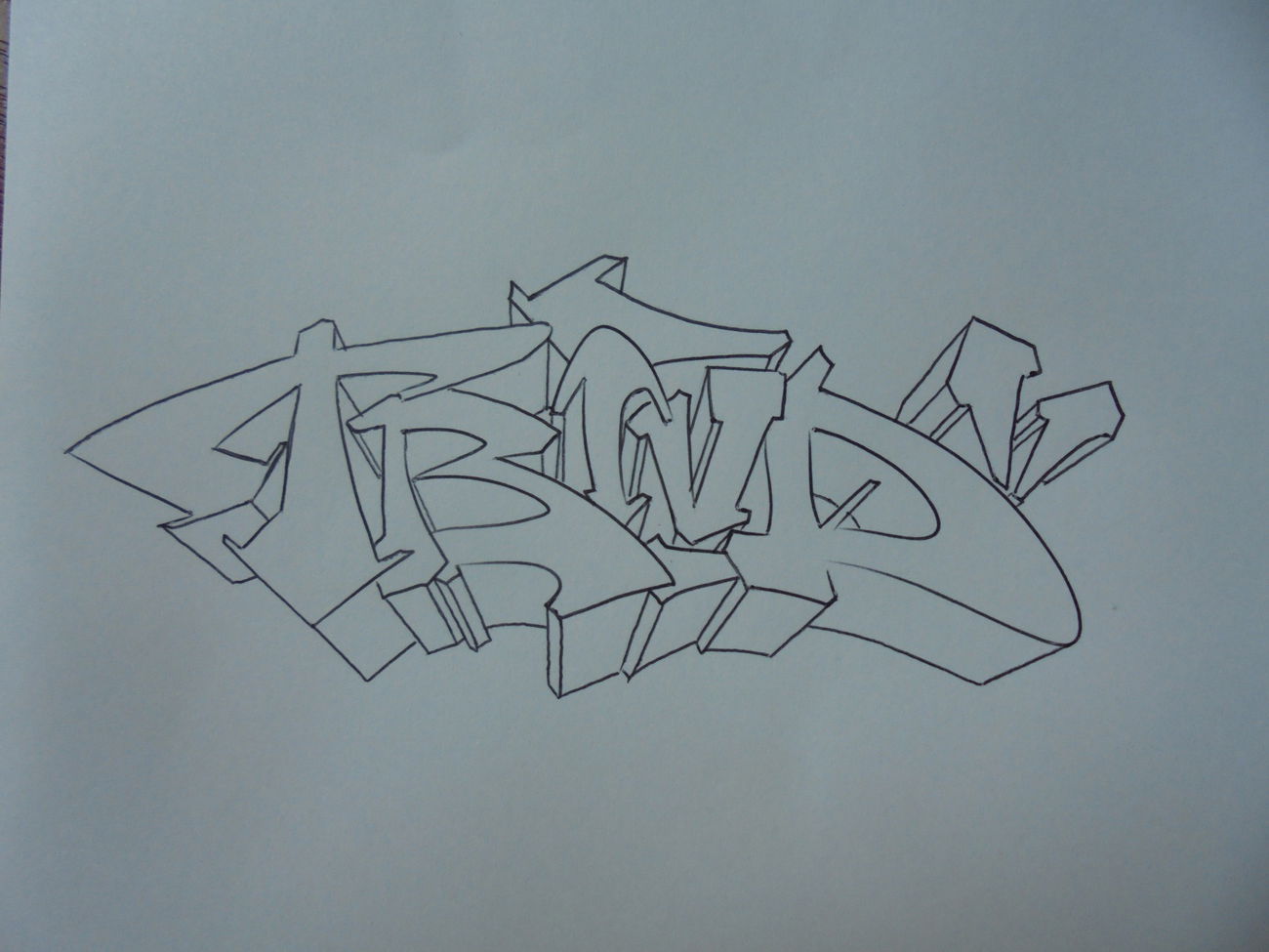 Graffiti Sketch - Photo by fourtyseven - tb4d, sketch (2016)