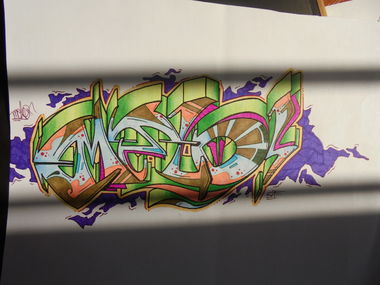 Graffiti Sketch - Photo by fourtyseven - melo, by, pik (2016)