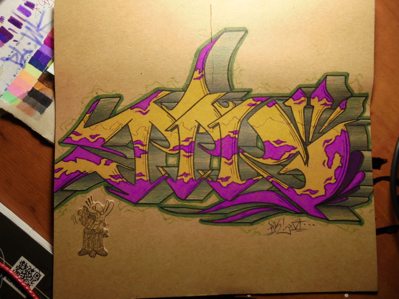Graffiti Sketch - Photo by fourtyseven - pik, 2016, yellow (2016)