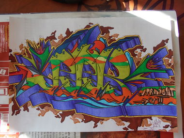 Graffiti Sketch - Photo by fourtyseven - pik, zwk, again (2016)