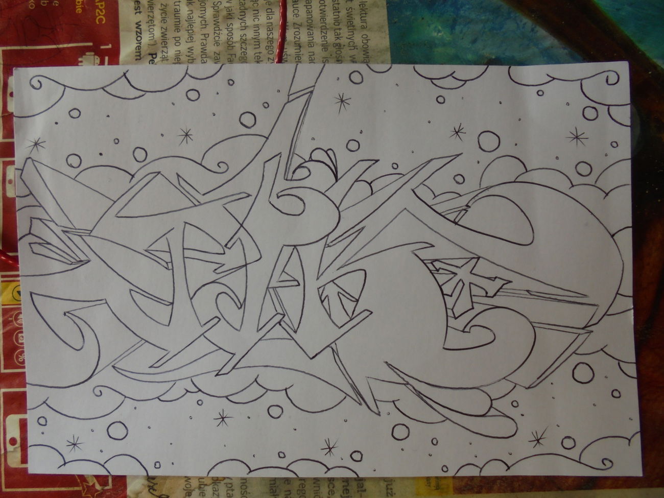 Graffiti Sketch - Photo by fourtyseven - pik, zwk, sketch (2016)