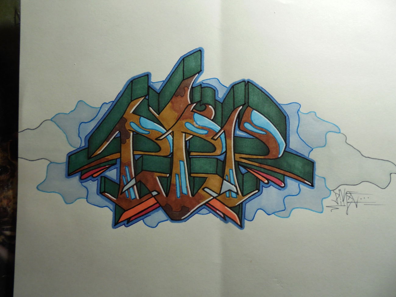 Graffiti Sketch - Photo by fourtyseven (2015)