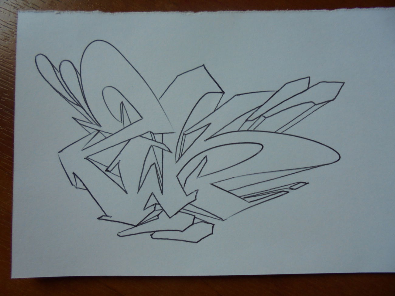 Graffiti Sketch - Photo by fourtyseven - zwk, sketch (2016)