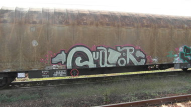 Graffiti Train - Photo by fr8pics - quator, fr8, poland