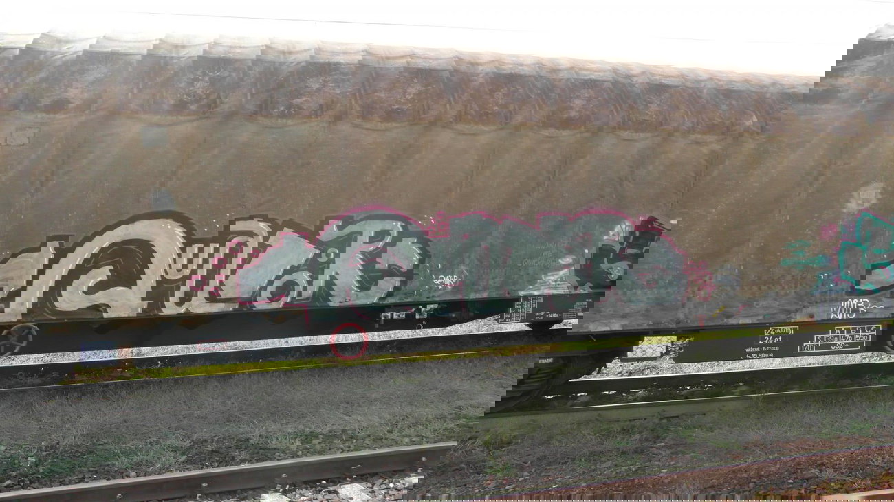 Graffiti Train - Photo by fr8pics - quator, fr8, poland