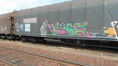 Graffiti Train - Photo by fr8pics - tssa, fr8, freight