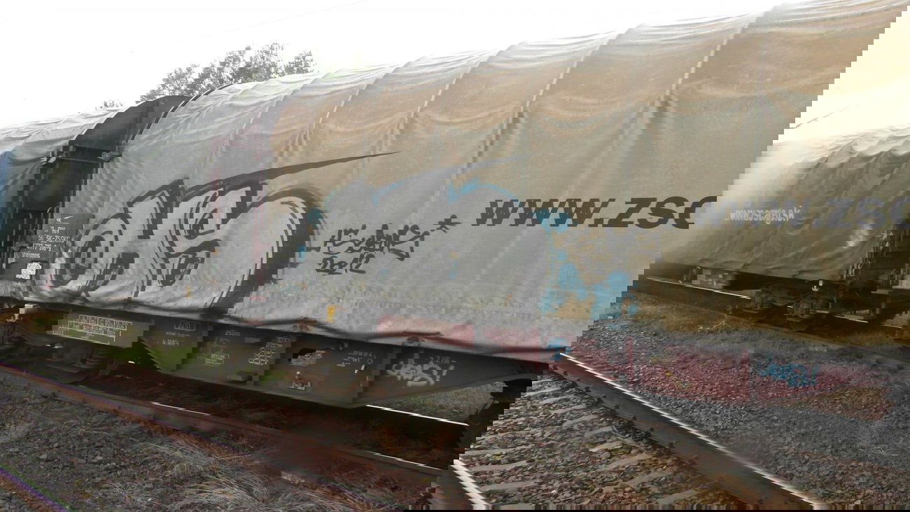 Graffiti Train - Photo by fr8pics - hs, fr8, poland