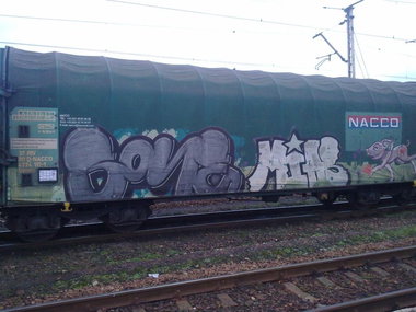 Graffiti Train - Photo by fr8pics - sone, mias, fr8