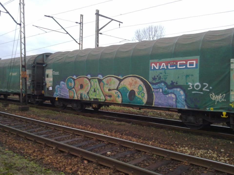 Graffiti Train - Photo by fr8pics - iraso, poland, fr8