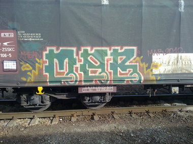 Graffiti Train - Photo by fr8pics - mar, fr8, poland