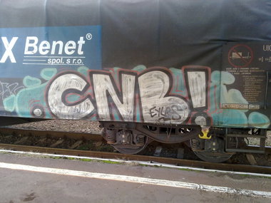 Graffiti Train - Photo by fr8pics - cnb, poland, fr8