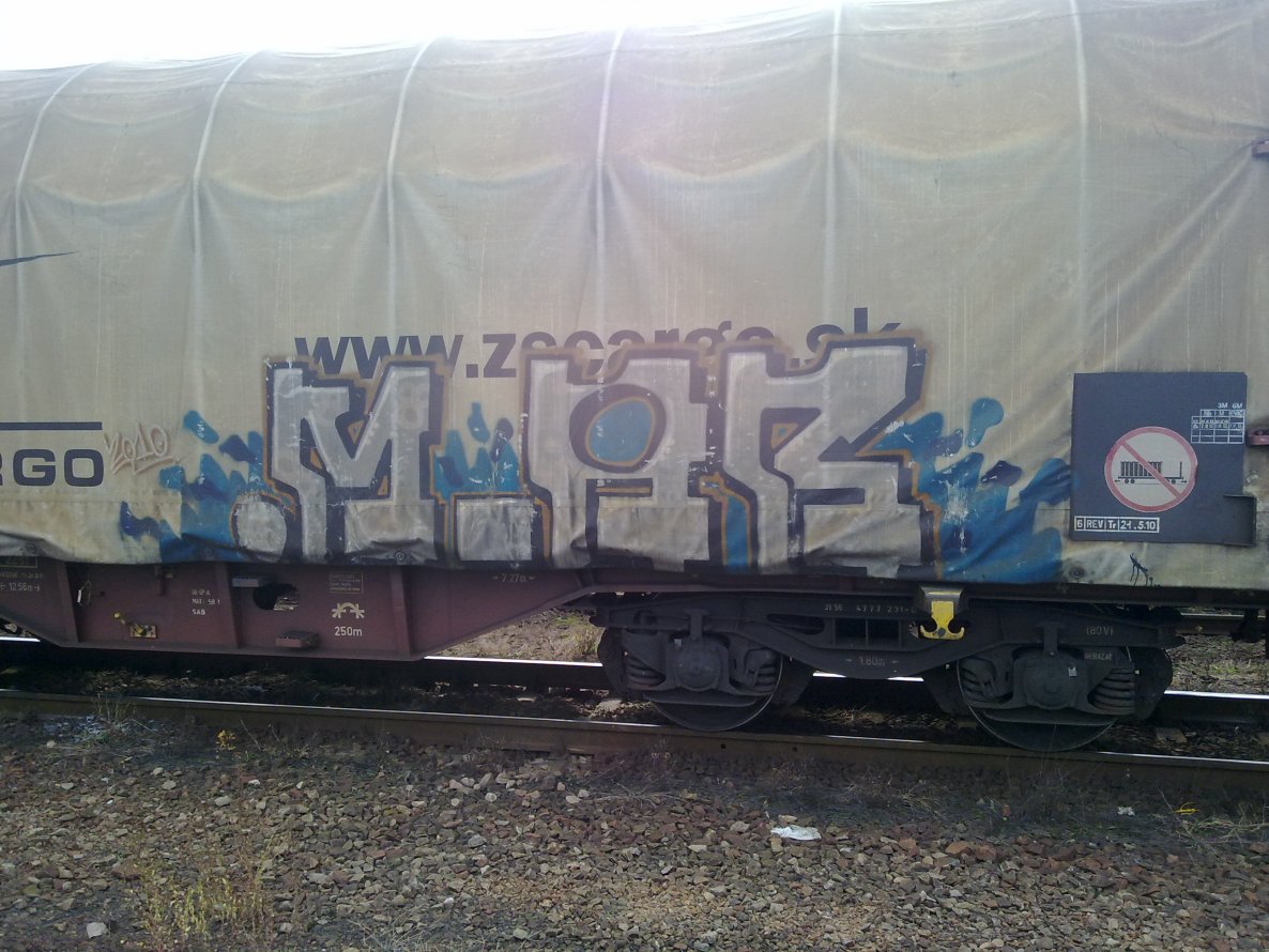 Graffiti Train - Photo by fr8pics - mar, fr8, poland