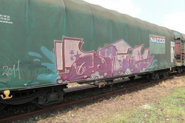 Graffiti Train - Photo by fr8pics - bonus, fr8, freight