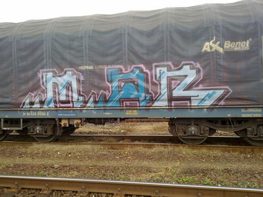 Graffiti Train - Photo by fr8pics - mar, fr8, poland