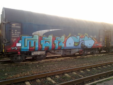 Graffiti Train - Photo by fr8pics