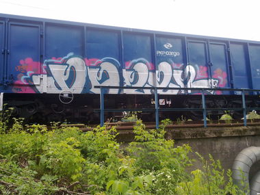 Graffiti Train - Photo by fr8pics - dazer
