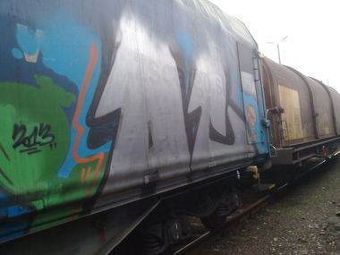 Graffiti Train - Photo by fr8pics - ac