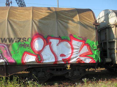 Graffiti Train - Photo by fr8pics - jpk