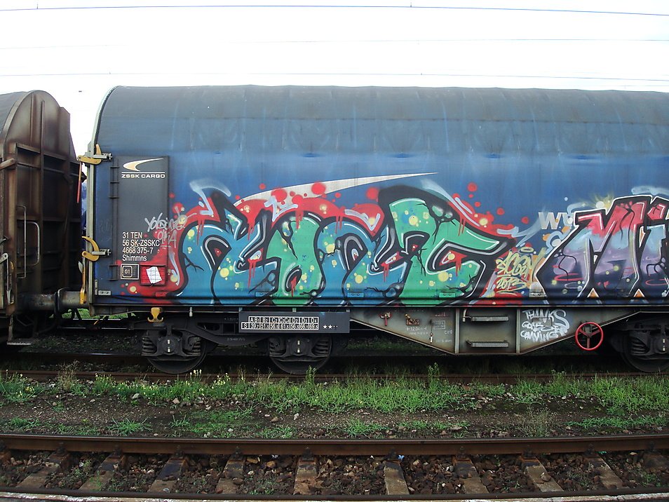 Graffiti Train - Photo by fr8pics - kont