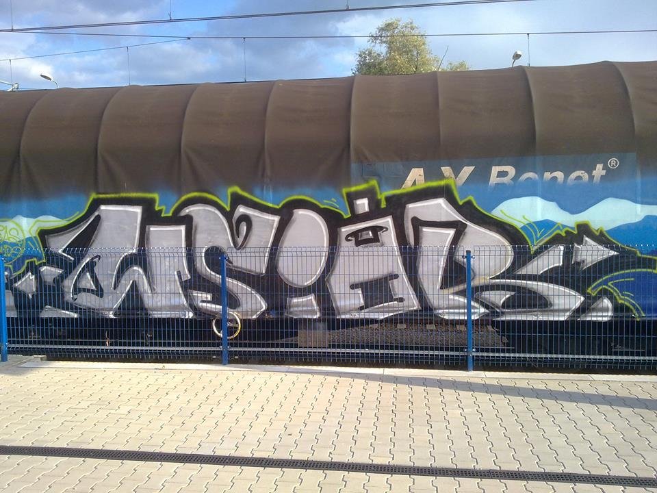 Graffiti Train - Photo by fr8pics - wsiór