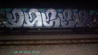 Graffiti Train - Photo by fr8pics - daser