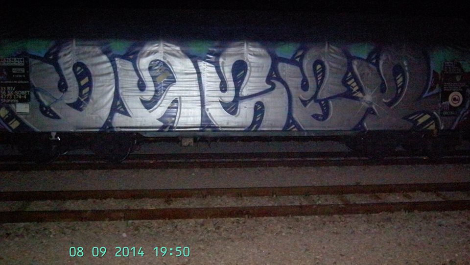 Graffiti Train - Photo by fr8pics - daser