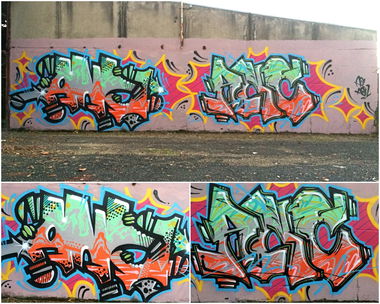 Graffiti Bombing - Photo by fragil - ANC, ANC