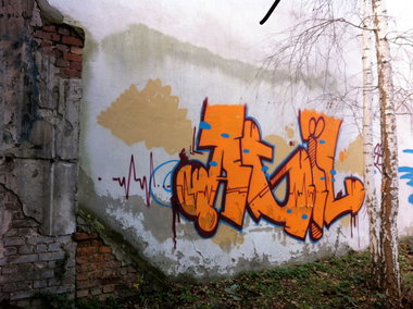 Graffiti Bombing - Photo by fragil - agil