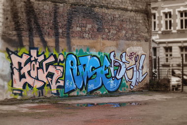 Graffiti Bombing - Photo by fragil - Gak, Pulse, Agil