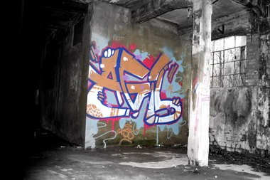 Graffiti Bombing - Photo by fragil