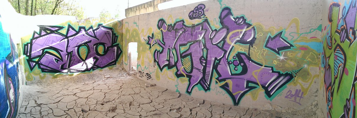 Graffiti Bombing - Photo by fragil - ANC, AGIL