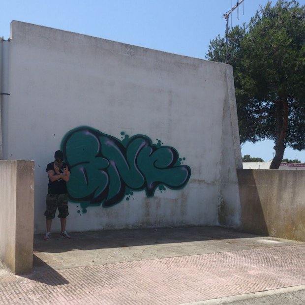 Graffiti Bombing - Photo by fragil - ANC, Mallorca
