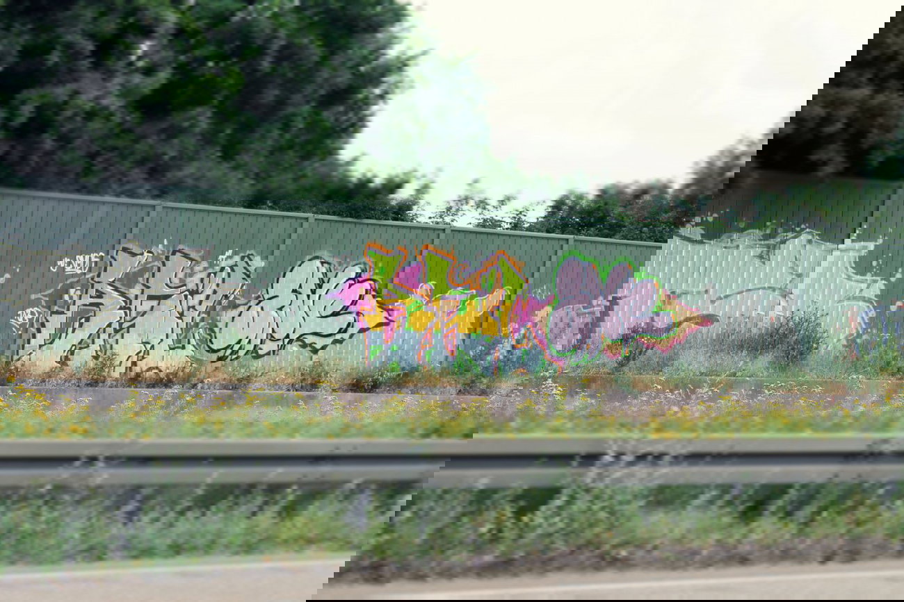 Graffiti Bombing - Photo by fragil - Agil, ANC